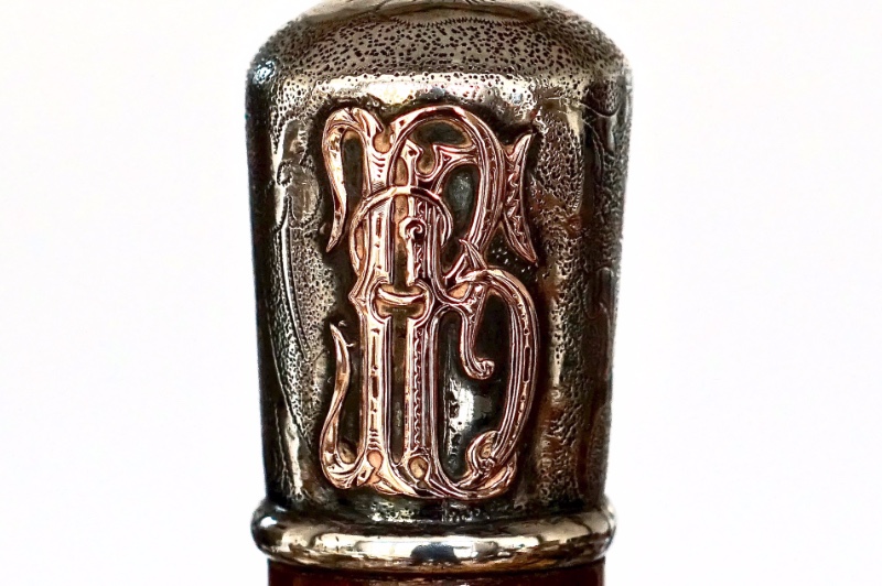 A historical piece on Silver & Gold Cane belonging to the Cuban dictator Fulgencio Batista, America  ca. 1945