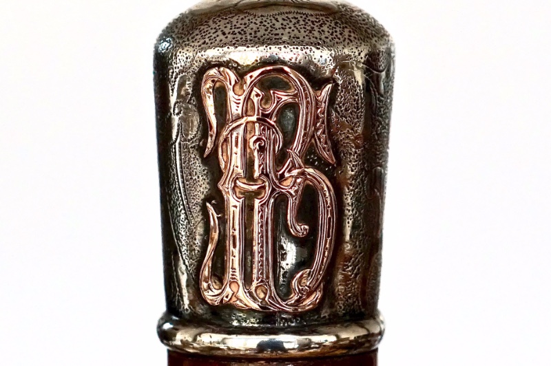 A historical piece on Silver & Gold Cane Belonging to the Cuban dictator Fulgencio Batista, America  ca. 1945