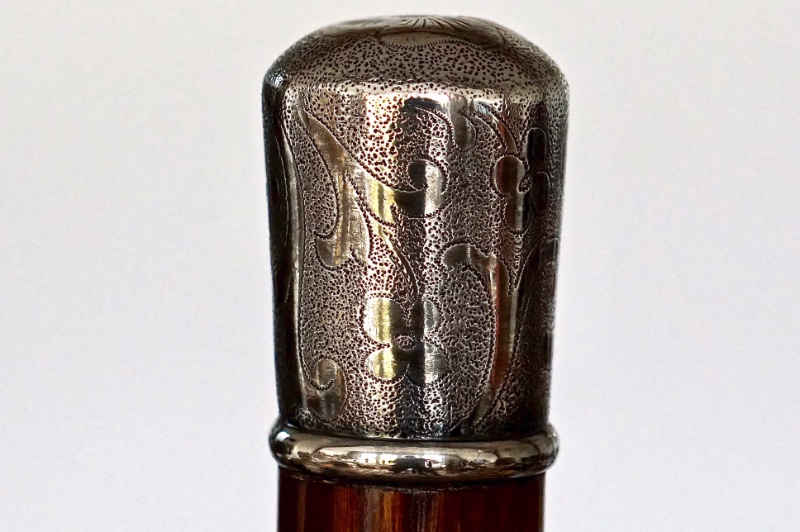 A historical piece on Silver & Gold Cane Belonging to the Cuban dictator Fulgencio Batista, America  ca. 1945