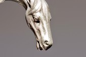 Silver Horse cane. Vienna ca. 1910